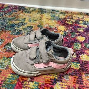 Kids Pink and Gray Vans